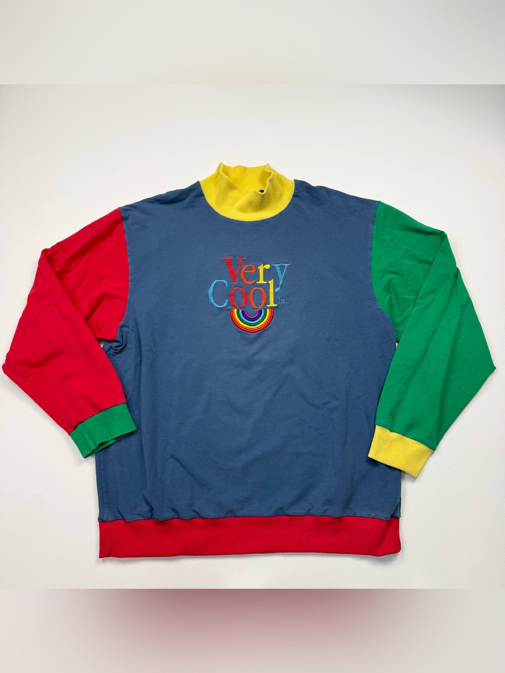 Men’s Very Cool Inc. Pullover Mock Neck Sweatshirt Size 3XL